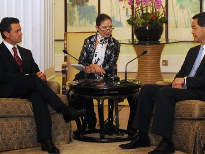 El presidente Enrique Peña Nieto llegó a Hong Kong en el marco de una visita oficial. Foto Reuters