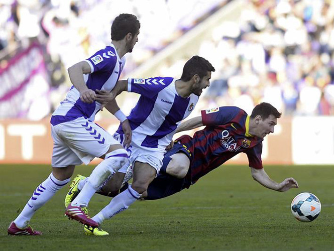 Lionel Messi no pesó en el encuentro, donde el Barcelona no aportó mucho a la ofensiva