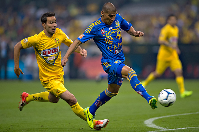 Tigres hizo un buen partido en el Azteca y estuvo cerca de dar la sorpresa. (Mexsport)