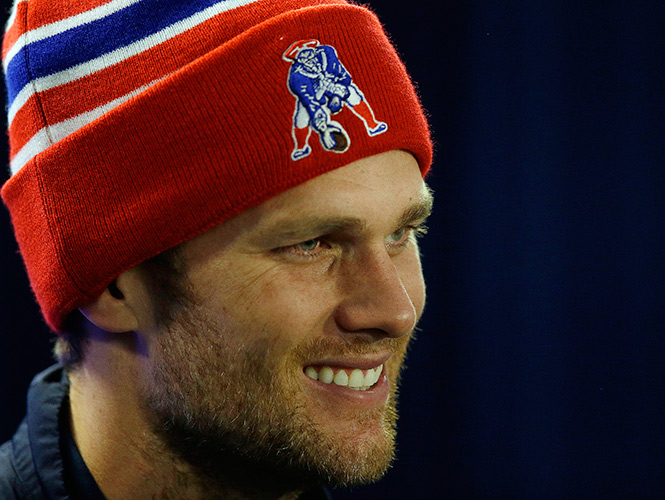 Brady se perdió toda la práctica del miércoles. (AP)