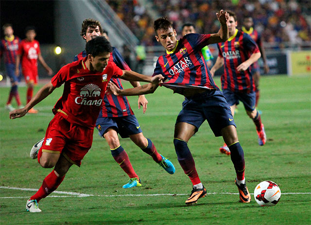 Neymar se estrena como goleador del Barcelona (Reuters) Neymar se estrena como goleador del Barcelona (Reuters)