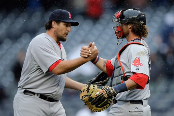 El pitcher ganador fue Jon Lester. (AP)