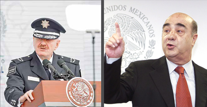 Otro cambio fue en el discurso sin estridencias tanto del procurador Jesús Murillo Karam (derecha) como de Manuel Mondragón y Kalb, comisionado nacional de Seguridad. Otro cambio fue en el discurso sin estridencias tanto del procurador Jesús Murillo Karam (derecha) como de Manuel Mondragón y Kalb, comisionado nacional de Seguridad.