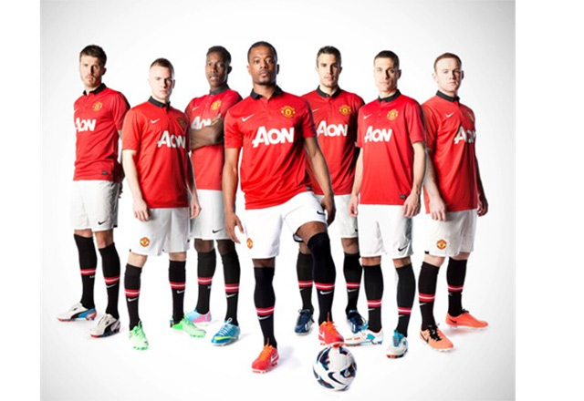 La nueva equipación para la temporada 2013-2014 (Cortesía Manchester United) La nueva equipación para la temporada 2013-2014 (Cortesía Manchester United)