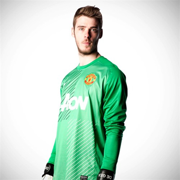 David de Gea luce la playera de los porteros (Cortesía Manchester United) David de Gea luce la playera de los porteros (Cortesía Manchester United)