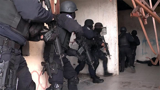 México y EU realizan simulacro de combate al crimen organizado.