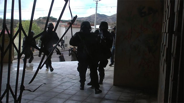 México y EU realizan simulacro de combate al crimen organizado.