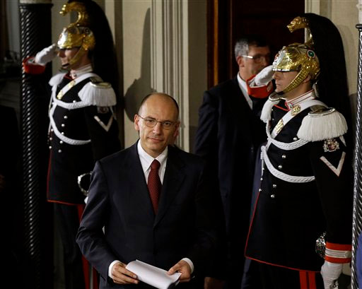 Crisis superada. El primer ministro italiano, Enrico Letta, presentó este sábado al presidente, Giorgio Napolitano, su lista de ministros luego de lograr formar un gobierno tras varios meses de parálisis.