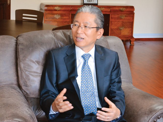 Seong Hoa Hong, embajador de Corea del Sur en México. Foto: Cortesía de la embajada de Corea del Sur