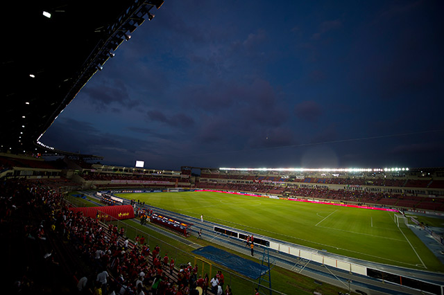El estadio Rommel Fernández luce así en su interior, minutos antes de que inicie el encuentro entre Panamá y México (Mexsport) El estadio Rommel Fernández luce así en su interior, minutos antes de que inicie el encuentro entre Panamá y México (Mexsport)