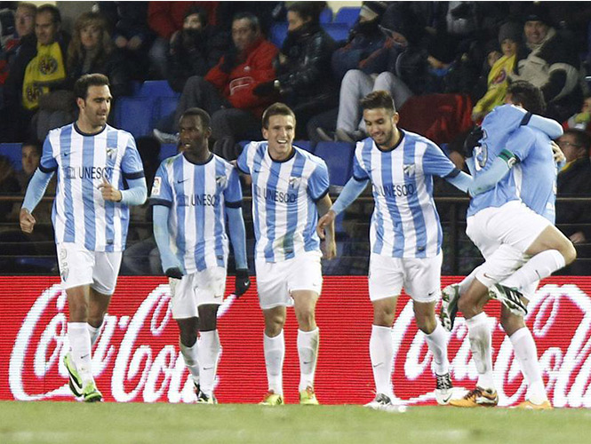 Los malagueños consiguieron un empate con sabor a triunfo. (EFE)