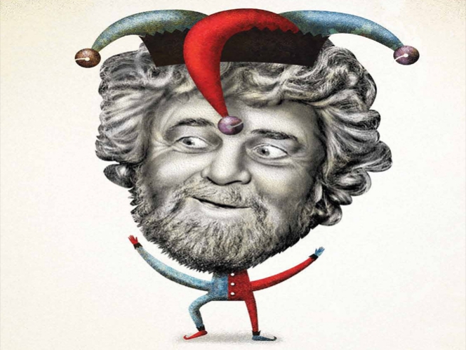 Beppe Grillo, un cómico en escena