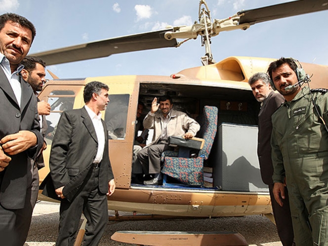 Helicóptero de presidente iraní aterriza de emergencia; no hay heridos