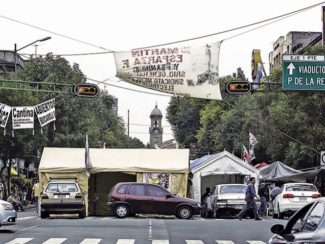 A Gobernación no le estorba el plantón