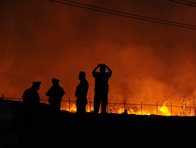 Un incendio se registró en una cartonera de la colonia Miguel Hidalgo del municipio de Ecatepec. Foto Cuartoscuro Un incendio se registró en una cartonera de la colonia Miguel Hidalgo del municipio de Ecatepec. Foto Cuartoscuro