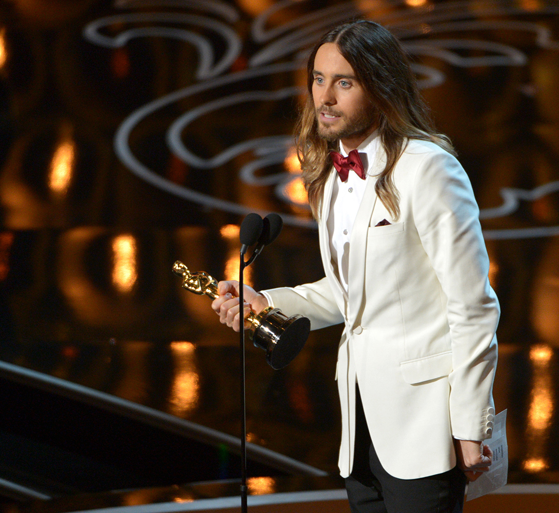 Jared Leto se lleva el Oscar como Mejor Actor de Reparto por su actuación en 'Dallas Buyers Club'. (AP) Jared Leto se lleva el Oscar como Mejor Actor de Reparto por su actuación en 'Dallas Buyers Club'. (AP)