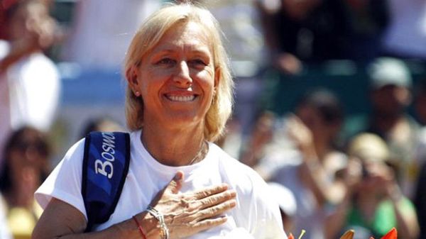 Martina Navratilova declaró su homosexualidad en 1981. (AP)