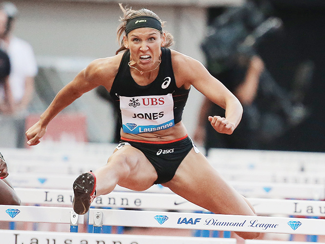La estadunidense Lolo Jones siempre ha destacado en las pistas de atletismo. Foto: DPA
