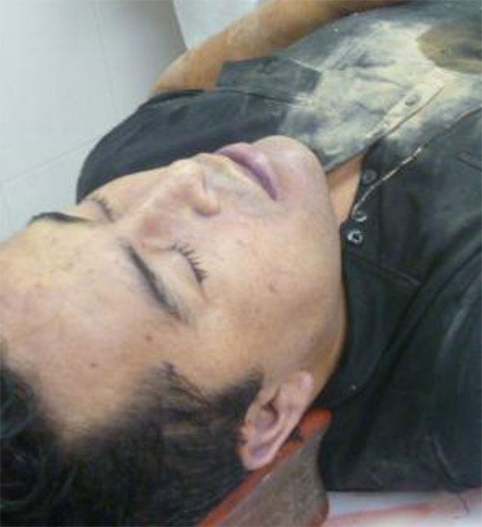 El jefe máximo de los Zetas, Heriberto "El Lazca" Lazcano, murió en un enfrentamiento armado con efectivos de la Marina el 7 de octubre de 2012. El jefe máximo de los Zetas, Heriberto "El Lazca" Lazcano, murió en un enfrentamiento armado con efectivos de la Marina el 7 de octubre de 2012.