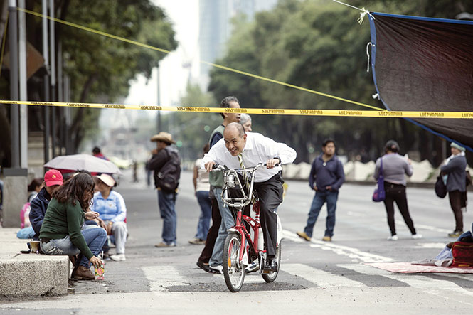 Las ecobicis permitieron a muchos llegar al trabajo. Las ecobicis permitieron a muchos llegar al trabajo.