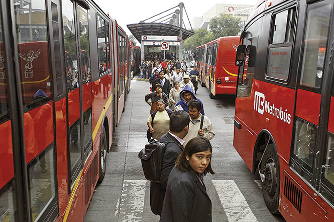 El Metrobús no cumplió con sus traslados. El Metrobús no cumplió con sus traslados.