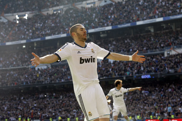 Benzema abrió el marcador (EFE)