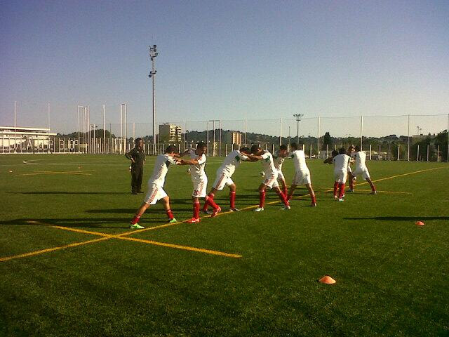 Los calentamientos previos al encuentro entre Bélgica y México (Foto tomada de @FEMEXFUTOFICIAL) Los calentamientos previos al encuentro entre Bélgica y México (Foto tomada de @FEMEXFUTOFICIAL)