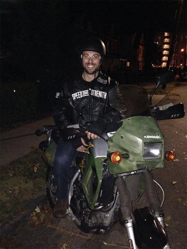 Harry Devert, el motociclista que salió de Nueva York, se encuentra desaparecido, la última pista que se tuvo de él fue que estaba en Michoacán.