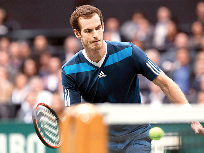 Andy Murray se metió a los cuartos de final en Rotterdam. Foto: AFP Andy Murray se metió a los cuartos de final en Rotterdam. Foto: AFP