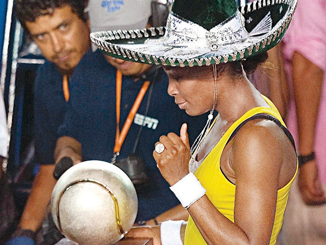 Venus Williams, imán de taquilla.- Como pocas veces, en 2009 y 2010 el cuadro femenil levantó la expectativa de los aficionados, por la presencia de Williams, quien ganó en ambas ediciones.