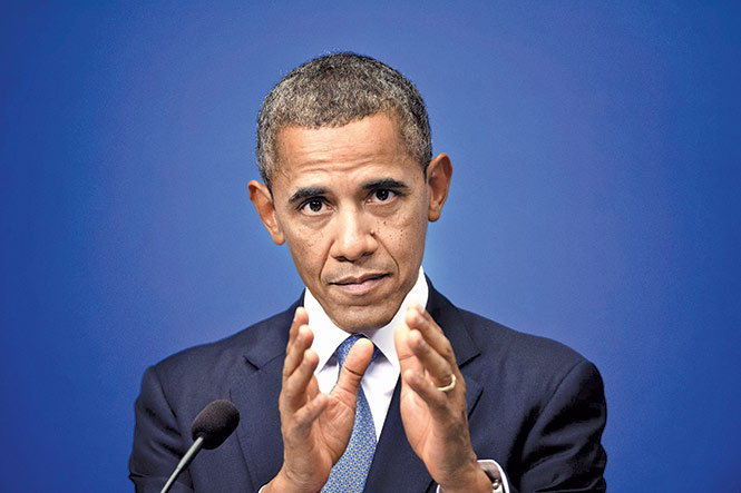 Obama dio sus declaraciones en una rueda de prensa conjunta con el premier sueco, Fredrik Reinfeldt, en su primera visita oficial a Estocolmo. Foto: AFP Obama dio sus declaraciones en una rueda de prensa conjunta con el premier sueco, Fredrik Reinfeldt, en su primera visita oficial a Estocolmo. Foto: AFP