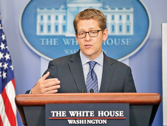 Jay Carney, portavoz de la Casa Blanca, expresó ayer que de alcanzar la cooperación entre los dos gobiernos, ambas economías crecerán. Foto: AP/Archivo