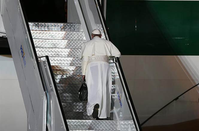 El papa Francisco terminó hoy su visita de una semana a Brasil El papa Francisco terminó hoy su visita de una semana a Brasil