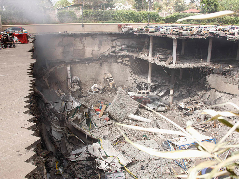 Después de la toma del centro comercial Westgate en Nairobi, Kenia, por el grupo islamista Al Shabaab, el lugar fue reducido a escombros. / Foto: Reuters Después de la toma del centro comercial Westgate en Nairobi, Kenia, por el grupo islamista Al Shabaab, el lugar fue reducido a escombros. / Foto: Reuters