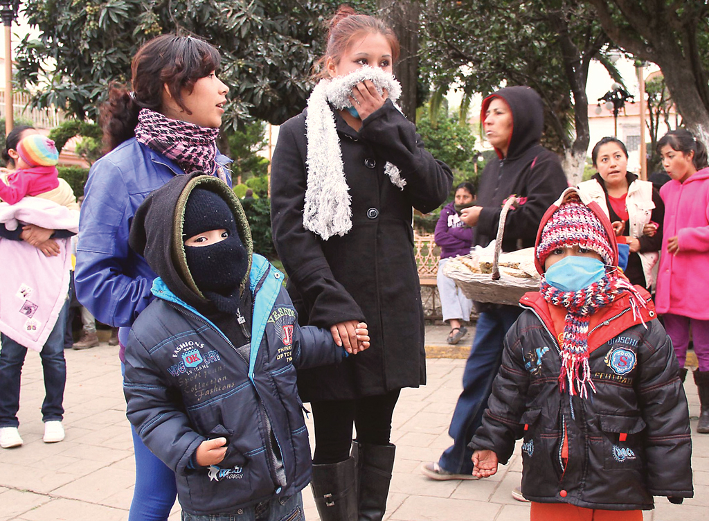 La Conagua dio a conocer que continúan las bajas temperaturas en gran parte del estado de Hidalgo por frente frío número 20, localizado en el Golfo de México.