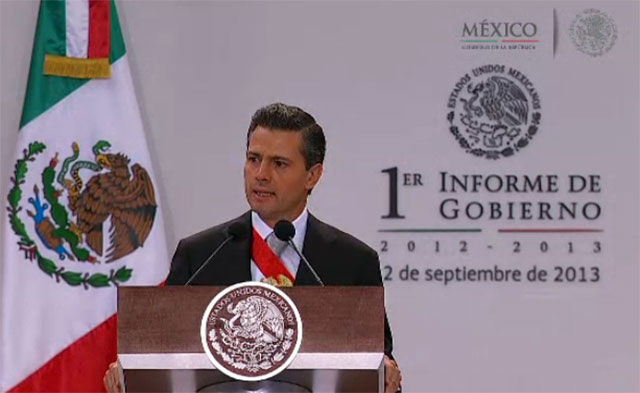 Imágenes Sobre El Mensaje Del Primer Informe De Gobierno De Enrique Peña Nieto Excélsior 0212