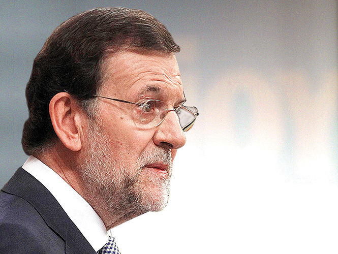 "Esos SMS (que le envié a Bárcenas) son una prueba de que el Estado de derecho no se somete a chantajes.” Mariano Rajoy Presidente español.