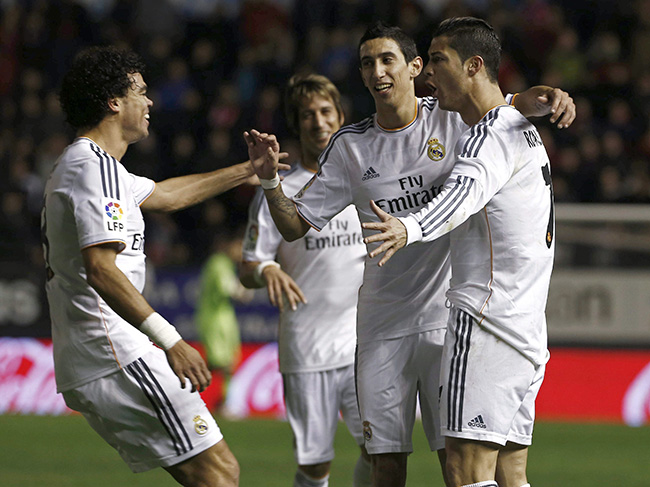 CR7 y Di María fueron los autores de los goles. (EFE)