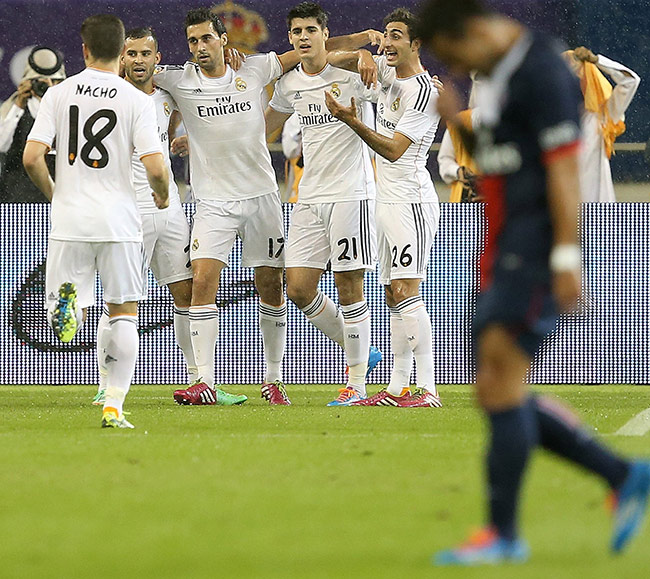 Los blancos reciben el 2014 con triunfo en amistoso. (EFE)