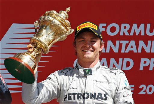 El mejor. El piloto alemán Nico Rosberg (Mercedes) ganó este domingo el Gran Premio de Gran Bretaña, consiguiendo su segunda victoria del año.
