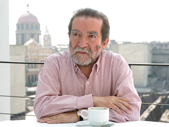 Eusebio Ruvalcaba es autor de la novela Un hilito de sangre. Foto: David Hernández