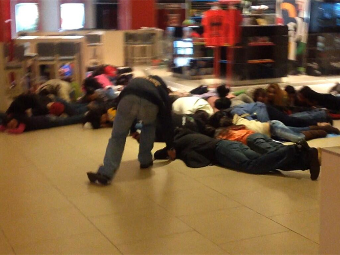 Cuajimalpa realiza simulacro en centro comercial Santa Fe Cuajimalpa realiza simulacro en centro comercial Santa Fe