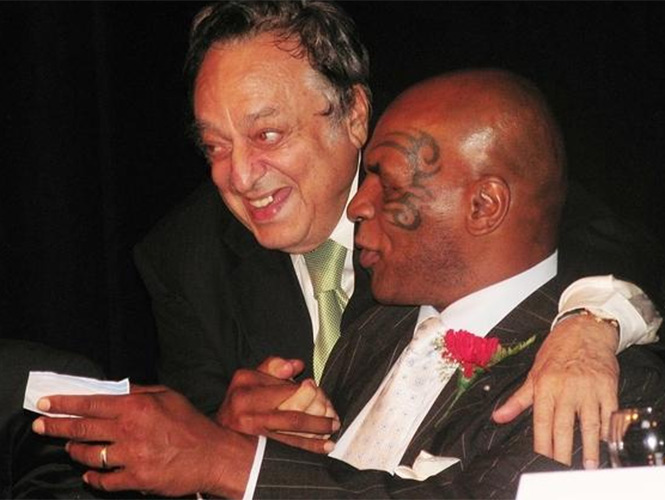 José Sulaimán y Mike Tyson estuvieron reunidos en diferentes ocasiones.