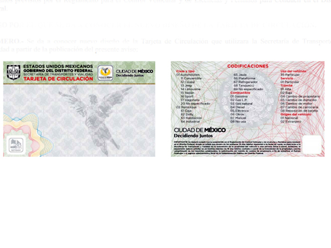 Amplía GDF horario de atención para trámite de Tarjeta de Circulación Amplía GDF horario de atención para trámite de Tarjeta de Circulación