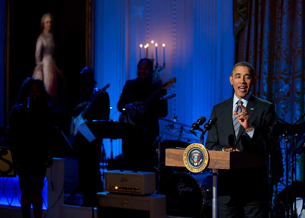 Obama rindió tributo a Franklin por convertir su emblemático tema Respect (Respeto) en "un grito de lucha para los afroamericanos, las mujeres y para todos aquellos que se sintieron marginados" Obama rindió tributo a Franklin por convertir su emblemático tema Respect (Respeto) en "un grito de lucha para los afroamericanos, las mujeres y para todos aquellos que se sintieron marginados"
