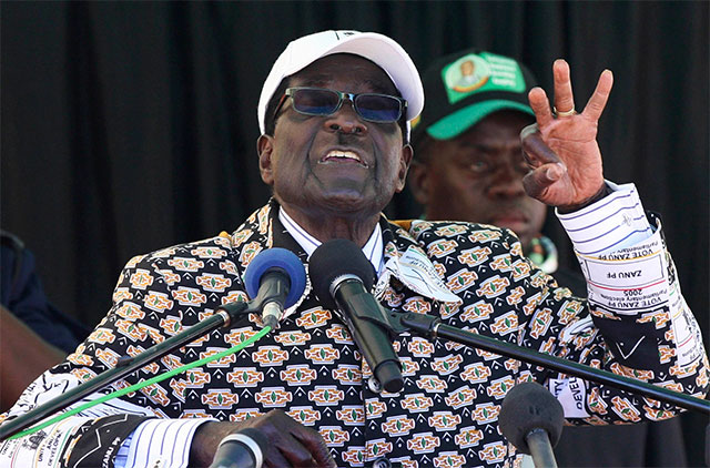 Retórica homófoba. El presidente de Zimbabwe, Robert Mugabe, dijo en un discurso que los homosexuales merecen ser castrados.